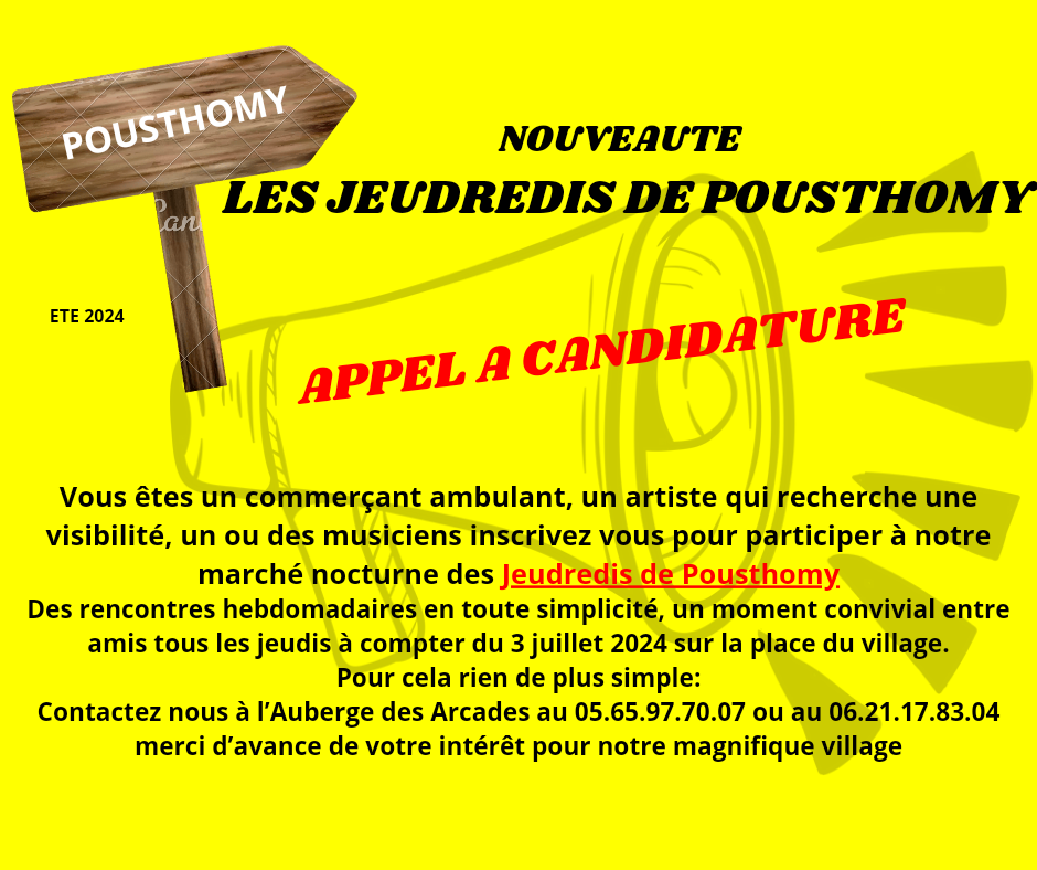 Lire la suite à propos de l’article Les Jeudredis de Pousthomy